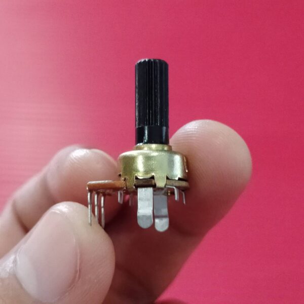 โวลลุ่ม วอลลุ่ม โพเทนชิโอมิเตอร์ Potentiometer 3 ขา แนวตั้ง 15mm B10K B50K B100K #R1212N 3VP-15mm (1 ตัว) - Image 2