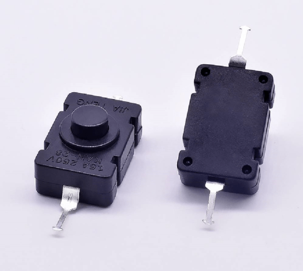 สวิทช์ ปุ่มกด ไฟฉาย Switch กดติด-กดดับ ON-OFF Flashlight Switch SMD 2 ขา 18x12x10mm #KAN-28 (1 ตัว) - Image 4