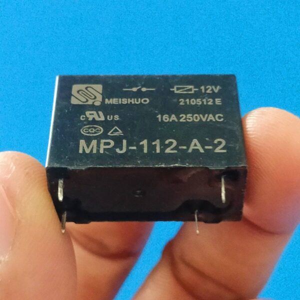 Relay MEISHUO รีเลย์ แท้ 4Pin 16A 250VAC คอยล์ 12VDC MPJ-112-A-2 #MPJ 4P MEISHUO (1 ตัว) - Image 2