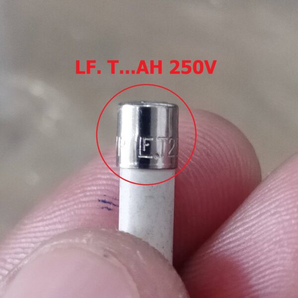 ฟิวส์ ไมโครเวฟ เซรามิค ขาดช้า Time Lag Cartridge Fuse Littelfuse LF 5x20mm 250V T0.25AH ถึง T12AH #C5x20T-LF215P (1 ตัว) - Image 2