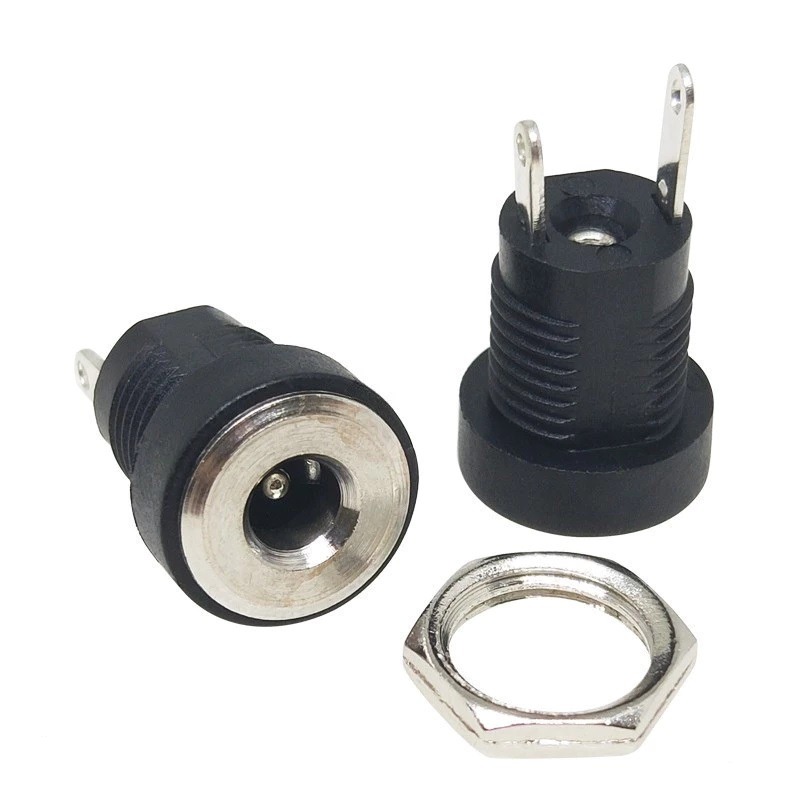 ซ็อคเก็ต ดีซีซ็อคเก็ต แจ็ค ปลั๊ก หัวต่อ DC Socket Power Supply Connector DC022B 3.5x1.3mm #S-DC022B-3513 (1 ชุด) - Image 5