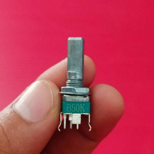 โพเทนชิโอมิเตอร์ วอลลุ่ม โวลลุ่ม Potentiometer R097 RK097 3 ขา แนวตั้ง แกน D 20mm #RK097N 3VD-20A (1 ตัว) - Image 4