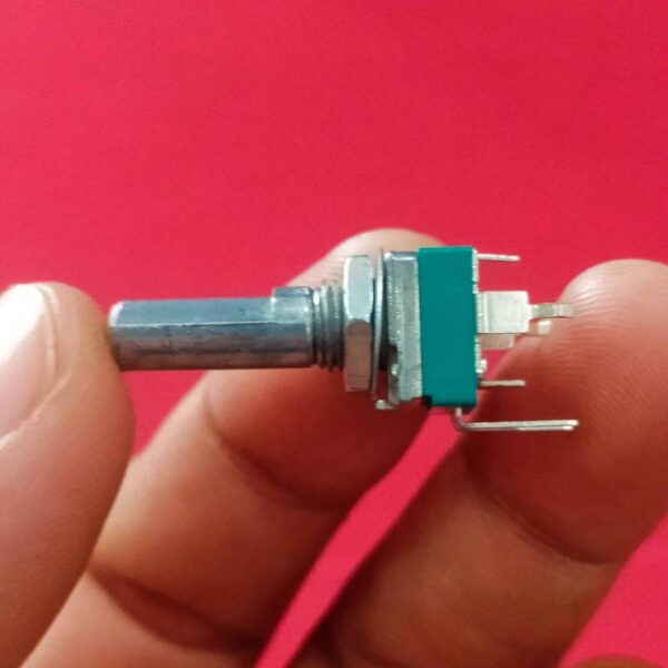 โพเทนชิโอมิเตอร์ วอลลุ่ม โวลลุ่ม Potentiometer R097 RK097 3 ขา แนวตั้ง แกน D 20mm #RK097N 3VD-20A (1 ตัว) - Image 3