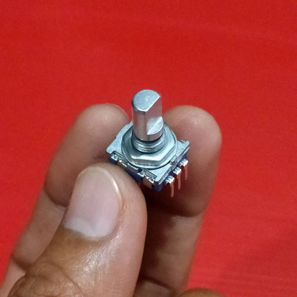 วอลลุ่ม โวลลุ่ม ดิจิตอล หมุนรอบตัวเองได้ 360 องศา Rotary Encoder Audio Digital Potentiometer Volume #EC11 5VD-C (1 ตัว) - Image 5
